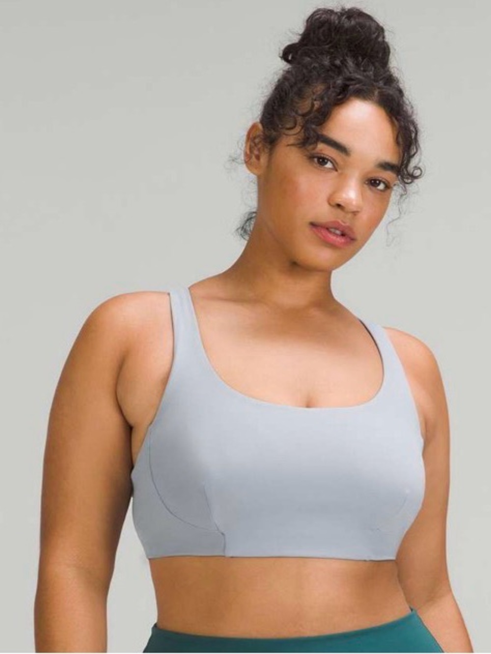 BN Lululemon Wunder Train Bra Chambray size 8